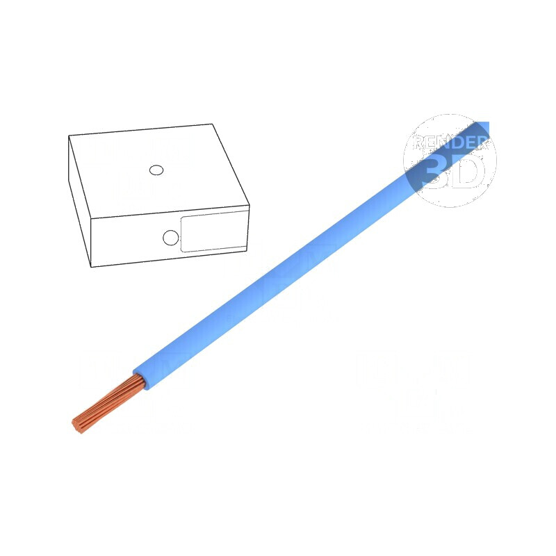 Cablu H05V-K litat Cu 1mm2 PVC albastru 300V, 500V - Clasa 5 - Utilizare electrică | Electronic-mag.ro | Componente Electronice Cablu H05V-K litat Cu 1mm2 PVC albastru 300V, 500V - Clasa 5 - Utilizare electrică | Electronic-mag.ro | Componente Electronice