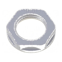 Piuliță M32 din poliamidă gri 41mm, rezistentă la temperaturi -40÷100°C, filet metric | Electronic-mag.ro | Componente Electronice