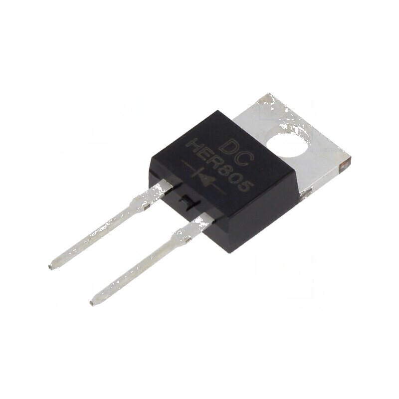 Diodă redresoare THT 400V 8A, tub Ifsm 125A, TO220A, Ufmax 1,3V | Electronic-mag.ro | Componente Electronice