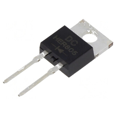 Diodă redresoare THT 400V 8A, tub Ifsm 125A, TO220A, Ufmax 1,3V | Electronic-mag.ro | Componente Electronice
