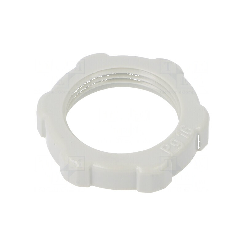 Piuliță PG16 din polistiren, grosime 6mm, cheie 30mm, gri deschis | Electronic-mag.ro | Componente Electronice Piuliță PG16 din polistiren, grosime 6mm, cheie 30mm, gri deschis | Electronic-mag.ro | Componente Electronice