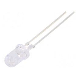 LED 5mm roșie 15° convex, 2-2,8VDC, iluminare eficientă | Electronic-mag.ro | Componente Electronice