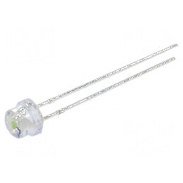 LED 4,8mm albastru (ice blue) 1700mcd 100° - Lumină LED pentru proiecte de iluminat | Electronic-mag.ro | Componente Electronice