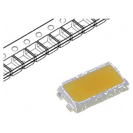 Banda LED SMD 5630 alb cald 10000÷17000mcd 2800-3500K 120° 150mA | Electronic-mag.ro | Componente Electronice