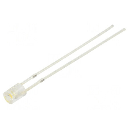 LED 3mm alb cald 500÷750mcd 140° concav 12VDC pentru iluminat | Electronic-mag.ro | Componente Electronice