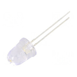 LED CR 10mm Alb Cald 60000mcd 8° Convex 20V | Electronic-mag.ro | Componente Electronice
