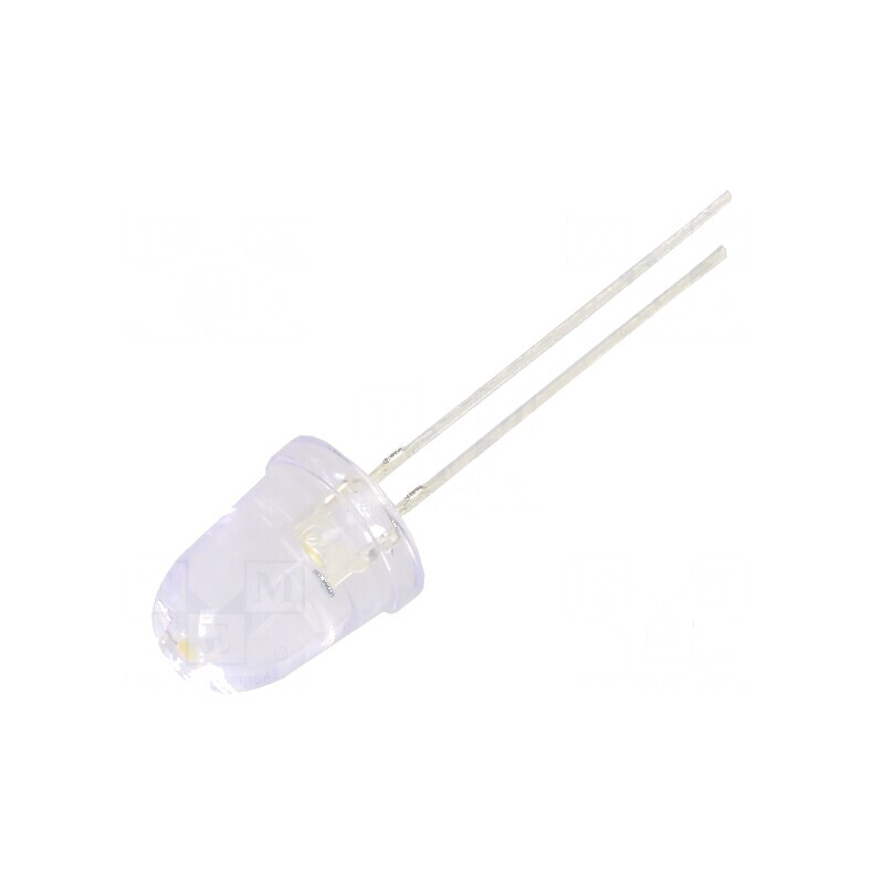 LED CR 10mm Alb Cald 60000mcd 8° Convex 20V | Electronic-mag.ro | Componente Electronice