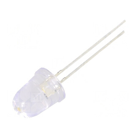 LED CR 10mm Alb Cald 60000mcd 8° Convex 20V | Electronic-mag.ro | Componente Electronice