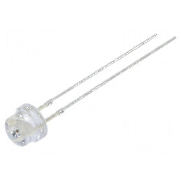 LED portocalie 4,8mm 850mcd 100° convex 320mW | Electronic-mag.ro | Componente Electronice