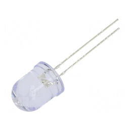 LED Verde 10mm 7000-8400mcd 30° Convex 102mW | Electronic-mag.ro | Componente Electronice