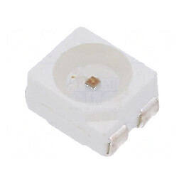 LED SMD 3528 PLCC4 roșie 1560-2180 mcd 3,5x2,8x1,9mm 120° pentru iluminat decorativ | Electronic-mag.ro | Componente Electronice