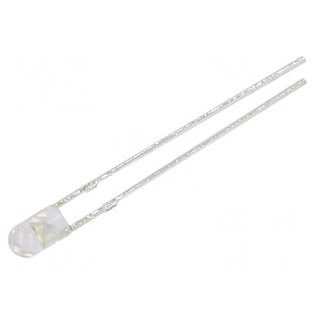 LED 3mm albă 3000÷4200mcd 30° convex 12VDC pentru iluminat decorativ | Electronic-mag.ro | Componente Electronice