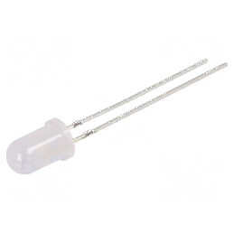 LED 5mm albă 1560÷2180mcd 30° convex 15VDC pentru iluminat decorativ | Electronic-mag.ro | Componente Electronice