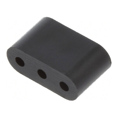 Bucșă de distanțare LED neagră Ø3mm Lungime 4,8mm UL94V-0 | Electronic-mag.ro | Componente Electronice
