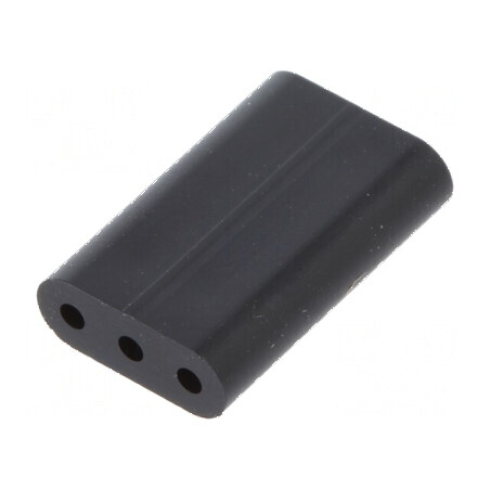 Bucșă de distanțare pentru LED Ø3mm Lungime 12,7mm Neagră UL94V-0 | Electronic-mag.ro | Componente Electronice
