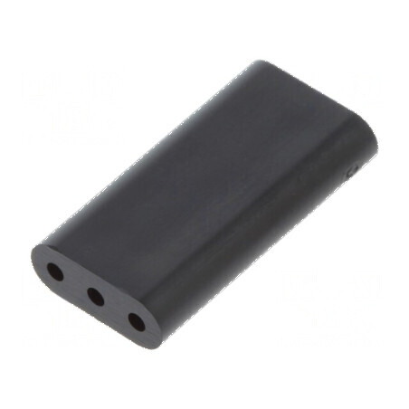 Bucșă de distanțare LED 3mm, lungime 15,9mm, neagră, material UL94V-0 | Electronic-mag.ro | Componente Electronice