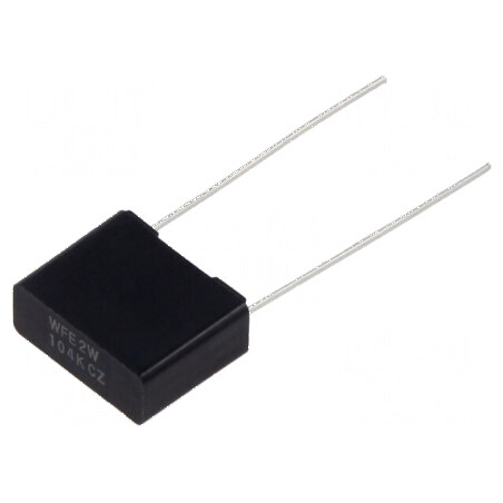 Condensator polipropilenă ECWFE 100nF 13x10,5x5mm THT - Componentă electronică de calitate | Electronic-mag.ro | Componente Electronice