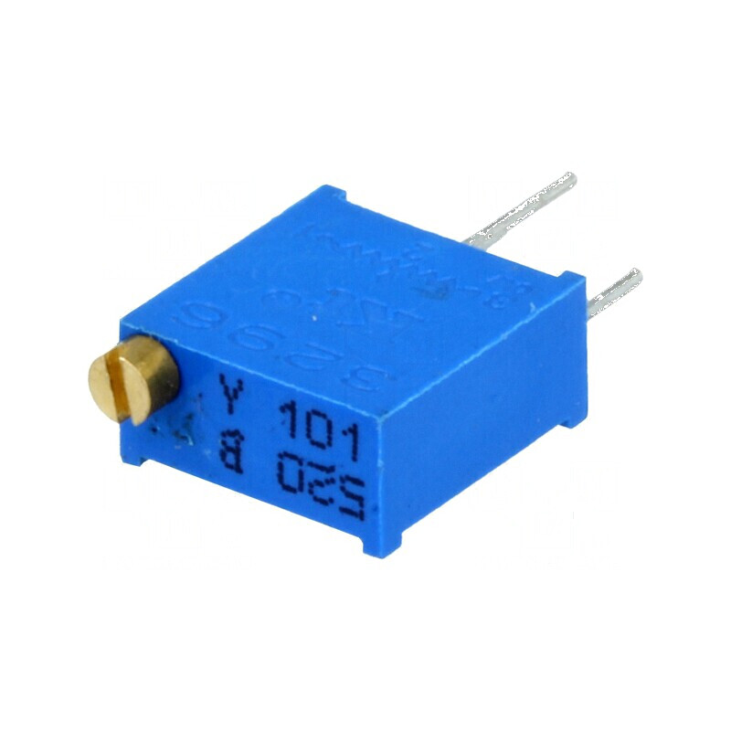 Potenţiometru de montare multitură 100Ω 500mW THT ±10% pentru aplicații electronice | Electronic-mag.ro | Componente Electronice