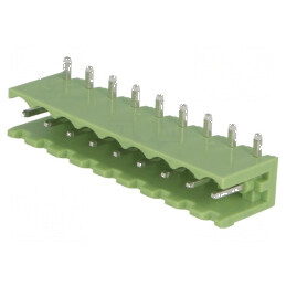 Regletă de conexiuni deconectabilă 5mm, 9 piste, tată | Electronic-mag.ro | Componente Electronice