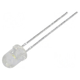 LED 5mm alb rece 5860-12000mcd 55° convex pentru iluminat | Electronic-mag.ro | Componente Electronice
