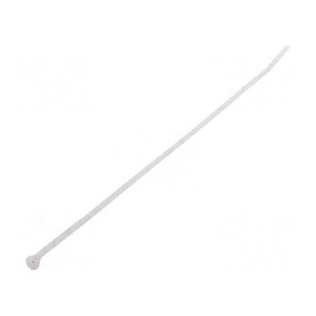 Colier de strângere din poliamidă 130N, dimensiuni L: 284mm, W: 3,6mm, natural | Electronic-mag.ro | Componente Electronice