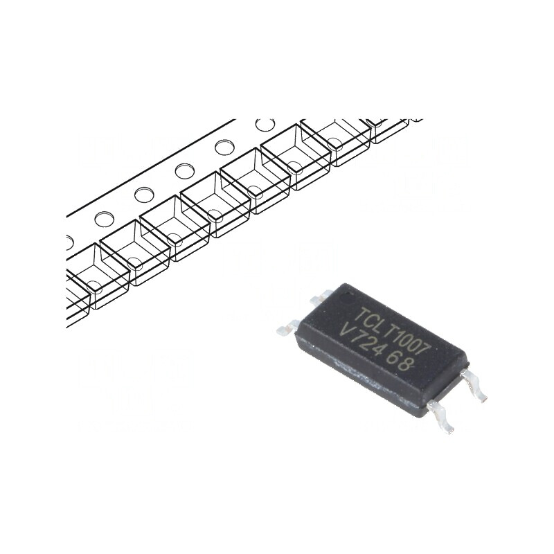 Optocuplor SMD 1 Canal, Ieșire Transistori, Izolație 5kV, Tensiune Colector-Emetter 70V, SOP4L | Electronic-mag.ro | Componente Electronice Optocuplor SMD 1 Canal, Ieșire Transistori, Izolație 5kV, Tensiune Colector-Emetter 70V, SOP4L | Electronic-mag.ro | Componente Electronice