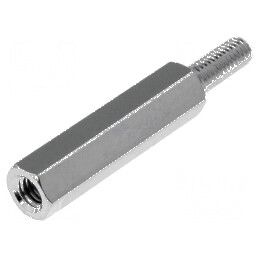 Piuliță distanțieră filetată M3 20mm pentru filet interior și exterior M3 | Electronic-mag.ro | Componente Electronice