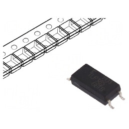 Optocuplor SMD cu 1 Iesire, Tranzistori, Izolație 5kV, Tensiune 80V, SO6L | Electronic-mag.ro | Componente Electronice