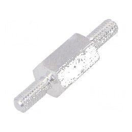 Piuliță distanțieră filetată 8mm M2,5 hexagonală pentru prindere sigură | Electronic-mag.ro | Componente Electronice