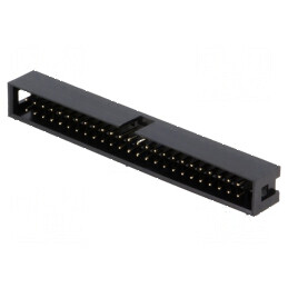Conector IDC soclu tată 50 PIN THT aurit 2,54mm drept | Electronic-mag.ro | Componente Electronice