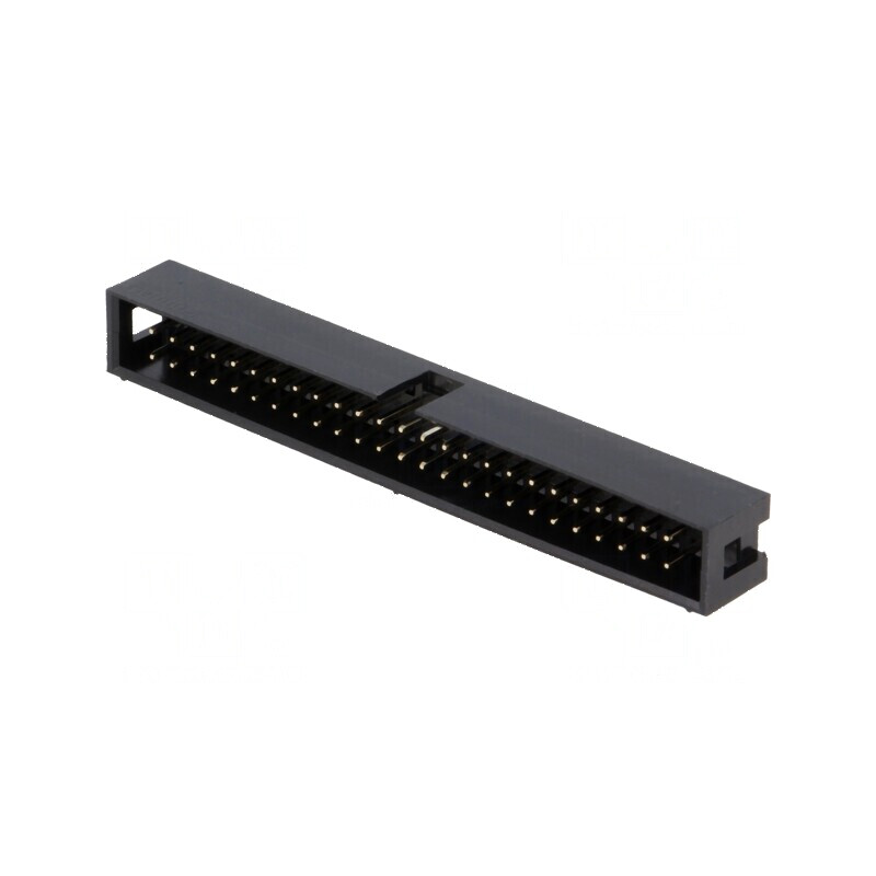 Conector IDC soclu tată 50 PIN THT aurit 2,54mm drept | Electronic-mag.ro | Componente Electronice
