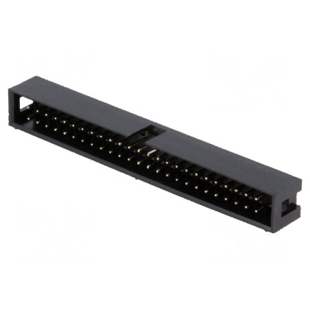 Conector IDC soclu tată 50 PIN THT aurit 2,54mm drept | Electronic-mag.ro | Componente Electronice