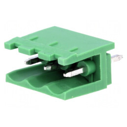Regletă de conexiuni deconectabilă 5mm cu 3 socluri dreptunghiulare | Electronic-mag.ro | Componente Electronice