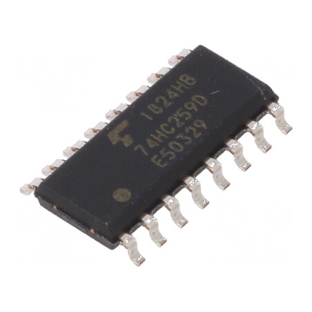 Clichet digital IC Ch: 8, 2÷6VDC SMD SO16 HC -40÷125°C tub | Electronic-mag.ro | Componente Electronice