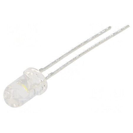 LED 5mm alb rece 8200-23500mcd 25° convex pentru iluminat | Electronic-mag.ro | Componente Electronice