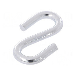 Zăvor de completare tip S din oțel zincat 6mm | Electronic-mag.ro | Componente Electronice