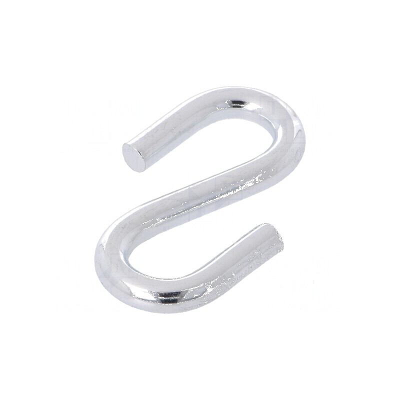 Zăvor de completare tip S din oțel zincat 6mm | Electronic-mag.ro | Componente Electronice
