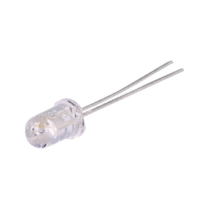 Emiţător IR 5mm 870nm Transparent 56mW 30° THT 20mA 1,4V-1,6V | Electronic-mag.ro | Componente Electronice