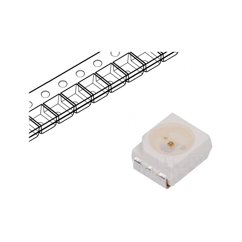 LED SMD 3528 PLCC2 Verde 2,8÷8mcd 3,5x2,8x1,9mm 120° 20mA - Banda LED | Electronic-mag.ro | Componente Electronice LED SMD 3528 PLCC2 Verde 2,8÷8mcd 3,5x2,8x1,9mm 120° 20mA - Banda LED | Electronic-mag.ro | Componente Electronice
