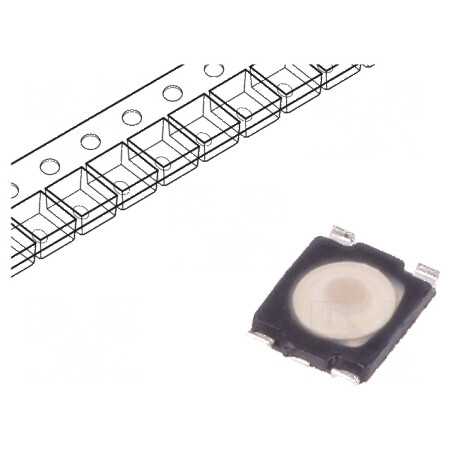 Microîntrerupător TACT SPST-NO 0,05A/32VDC SMT - Pozitie 2 | Electronic-mag.ro | Componente Electronice