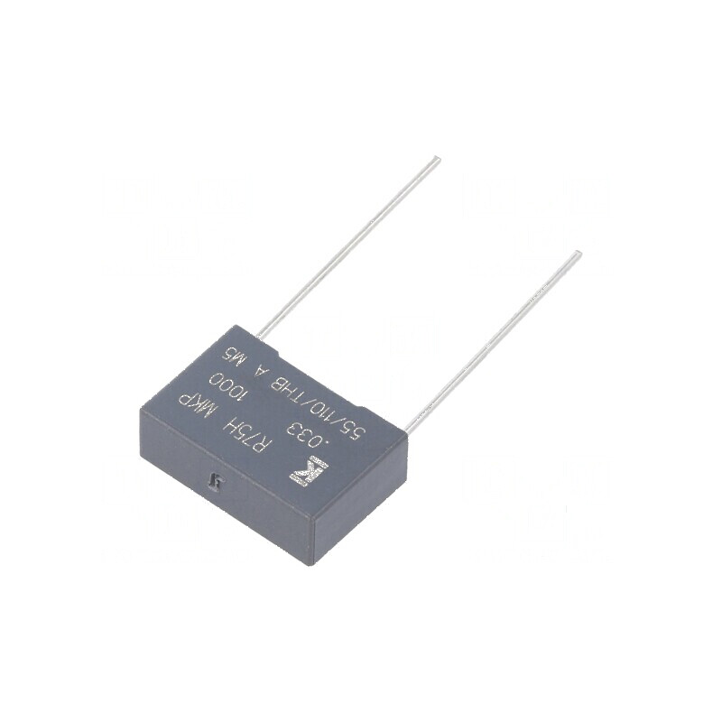 Condensator polipropilenă R75 33nF 18x6x12mm THT ±5% 15mm - Componentă electronică | Electronic-mag.ro | Componente Electronice Condensator polipropilenă R75 33nF 18x6x12mm THT ±5% 15mm - Componentă electronică | Electronic-mag.ro | Componente Electronice