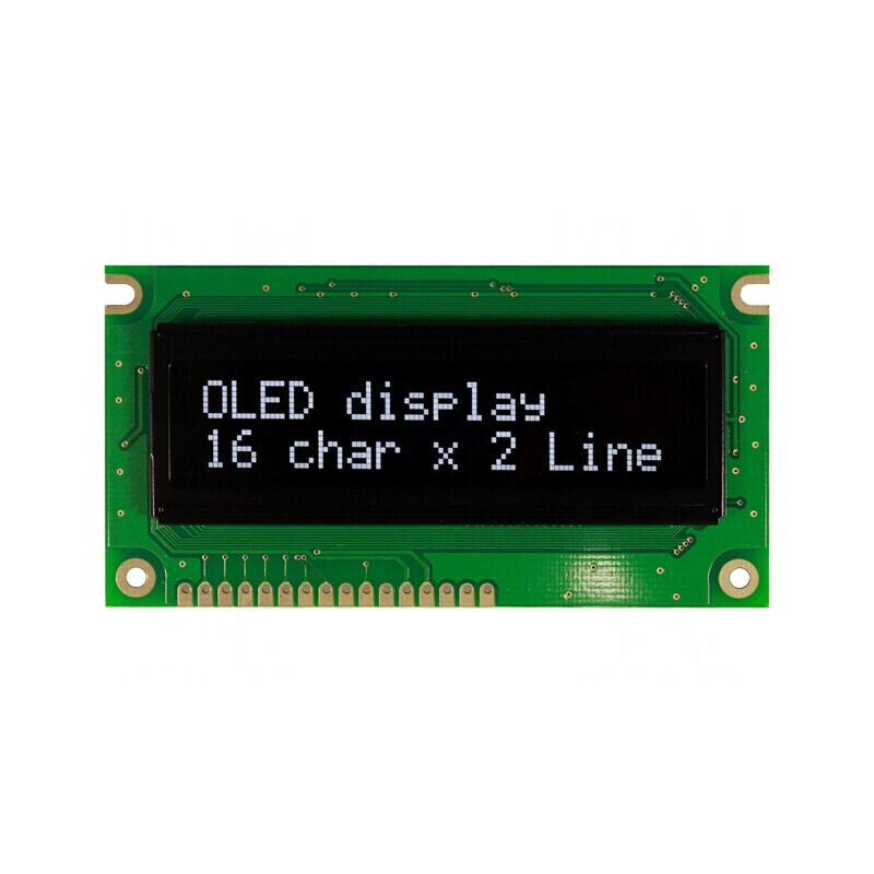 Afișaj OLED Alfanumeric 16x2 Alb 84x44x10mm | Electronic-mag.ro | Componente Electronice