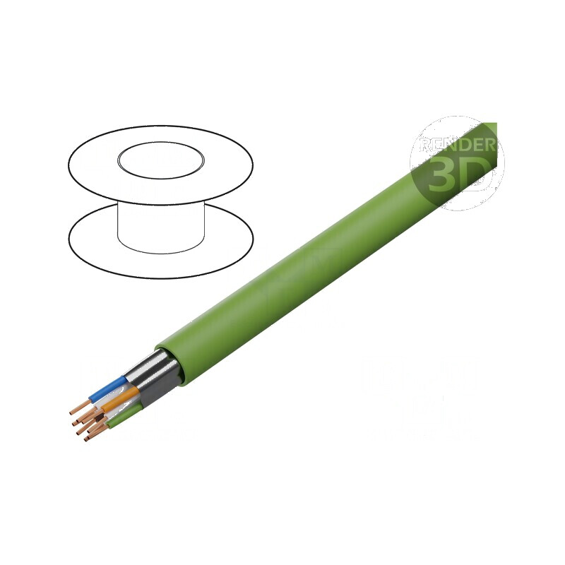 Cablu F/UTP 5e 4x2x26AWG CCA PVC verde 100m | Electronic-mag.ro | Componente Electronice Cablu F/UTP 5e 4x2x26AWG CCA PVC verde 100m | Electronic-mag.ro | Componente Electronice