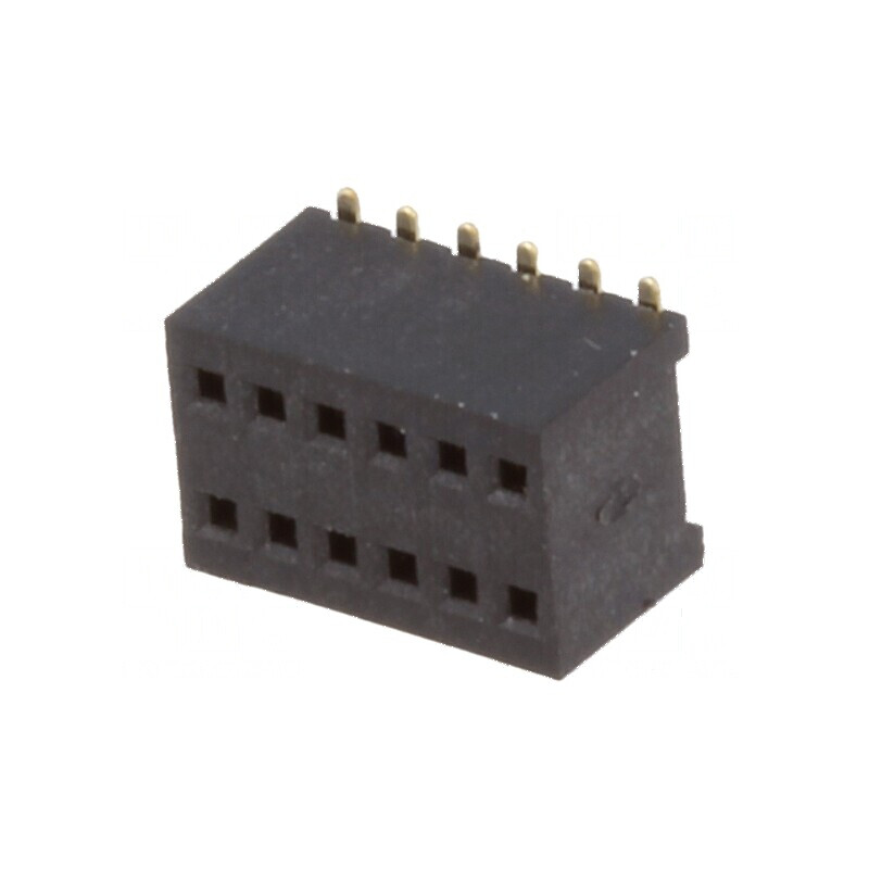 Conector şiruri pini soclu mamă 12 pini 1,27mm SMT 2x6 | Electronic-mag.ro | Componente Electronice Conector şiruri pini soclu mamă 12 pini 1,27mm SMT 2x6 | Electronic-mag.ro | Componente Electronice