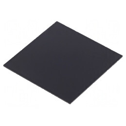 Capac ABS UL94HB 50mm X 50mm -20÷60°C Mat | Electronic-mag.ro | Componente Electronice