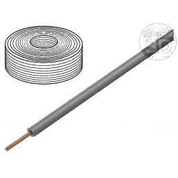 Cablu litat H05Z-K 0,5mm2 LSZH gri 300V/500V 100m Clasa 5 | Electronic-mag.ro | Componente Electronice
