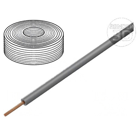Cablu litat H05Z-K 0,5mm2 LSZH gri 300V/500V 100m Clasa 5 | Electronic-mag.ro | Componente Electronice