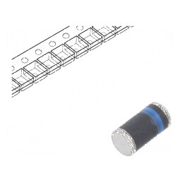 Diodă Schottky SMD 20V 1A MELF plastic, redresoare pe rolă, bandă | Electronic-mag.ro | Componente Electronice