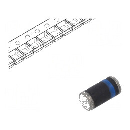 Diodă Schottky SMD 40V 1A MELF plastic pe rolă, bandă pentru redresoare | Electronic-mag.ro | Componente Electronice