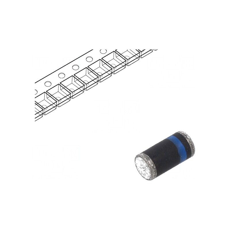 Diodă Schottky SMD 40V 1A MELF plastic pe rolă, bandă pentru redresoare | Electronic-mag.ro | Componente Electronice